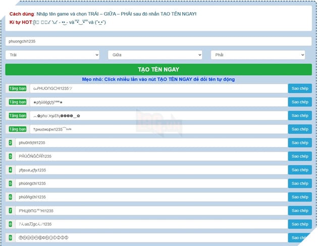 Tạo Tên Game Free Fire Chất Ngầu Cùng Ktdb.Net Công Cụ Tạo Tên FF Ký Tự Đặc Biệt Hot Nhất 2025 3
