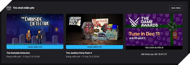 Epic Games Store Chính Thức Công Bố Tặng Game Vào Ngày Diễn Ra The Game Awards