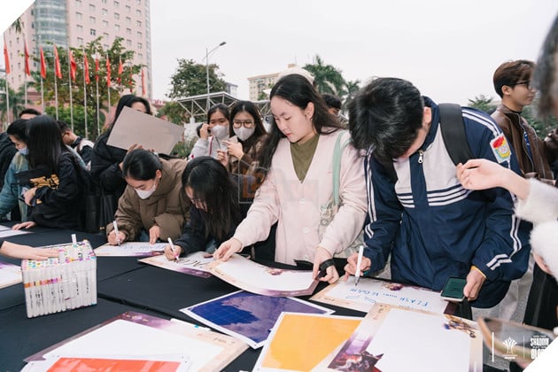 Khu vực “warm-up” cùng hàng loạt hoạt động hấp dẫn