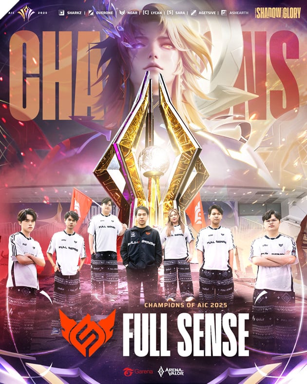 AIC 2025: Full Sensei Chính Thức Lên Ngôi Vô Địch Quốc Tế Lần Đầu Tiên 2