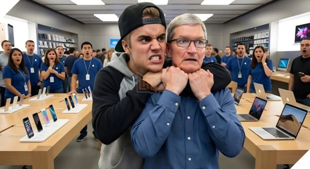 Justin Bieber Chỉ Trích Giao Diện Ứng Dụng Tin Nhắn của Apple