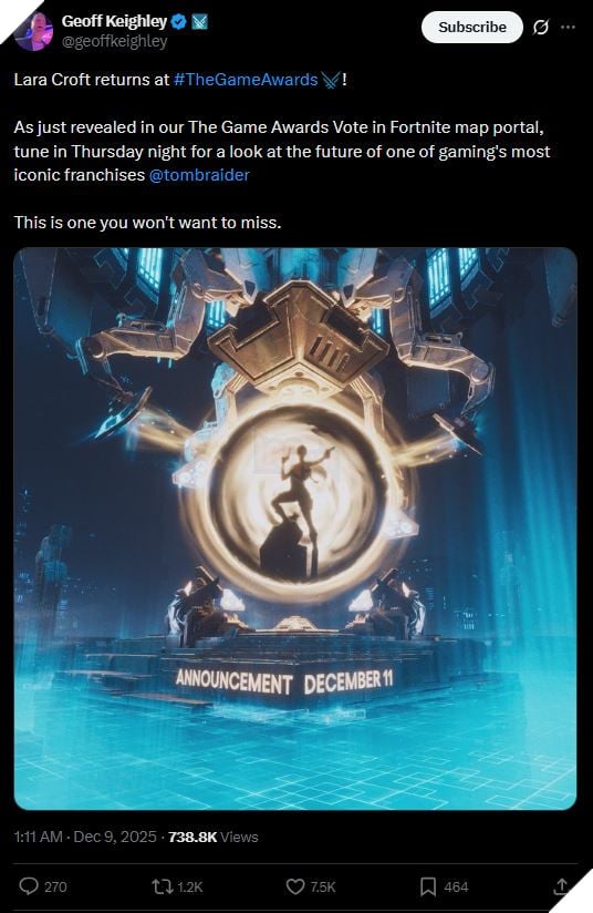 Thương Hiệu Lara Croft Sẽ Quay Trở Lại Tại The Game Awards 2025 Tới Đây 2