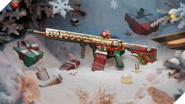 Ngoại trang súng trường K416 - Winter Charm 