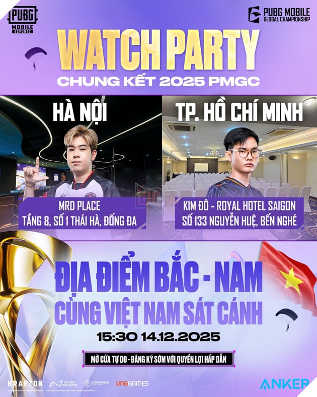 2025 PMGC: Hai Đại Diện PUBG Mobile Việt Nam Đã Sẵn Sàng Cho Vòng Chung Kết 4