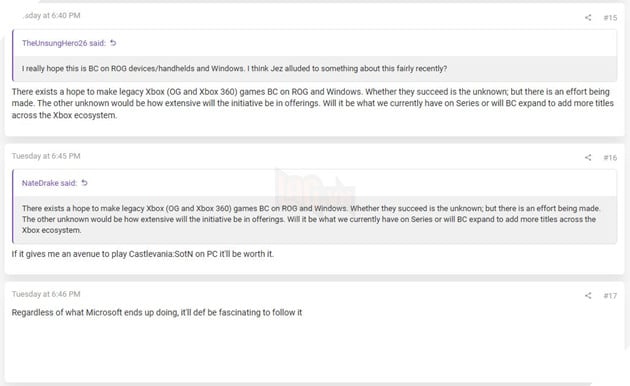 Có Khả Năng Xbox ROG Ally Sẽ Chơi Được Các Game Cũ Trên Xbox 360 Trước Đây