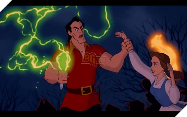 Hình ảnh nhân vật phản diện Gaston trong phim hoạt hình Beauty and the Beast.