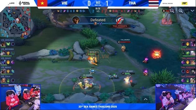 SEA Games 33: Liên Quân Mobile Nam Việt Nam Đối Đầu Thái Lan - Căng Thẳng Như Chung Kết 5