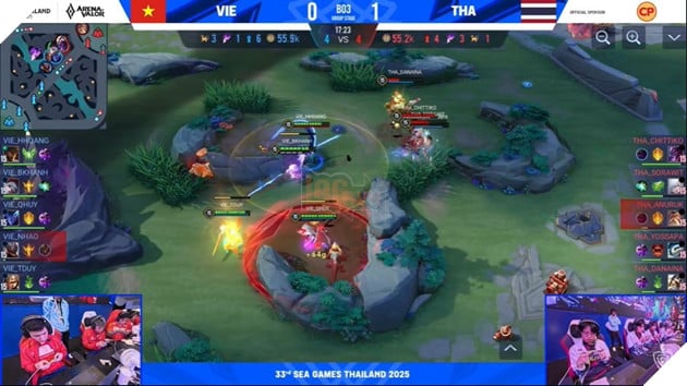 SEA Games 33: Liên Quân Mobile Nam Việt Nam Đối Đầu Thái Lan - Căng Thẳng Như Chung Kết 7