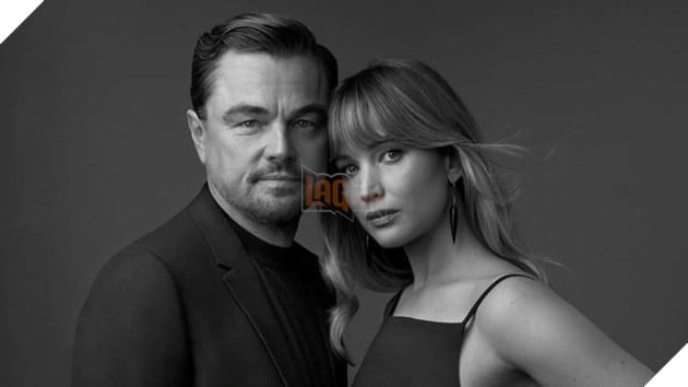 Hình ảnh diễn viên Leonardo DiCaprio và Jennifer Lawrence.