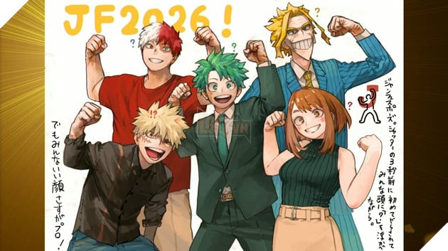 Tác giả My Hero Academia hé lộ hình ảnh mới của Izuku Midoriya trưởng thành 2