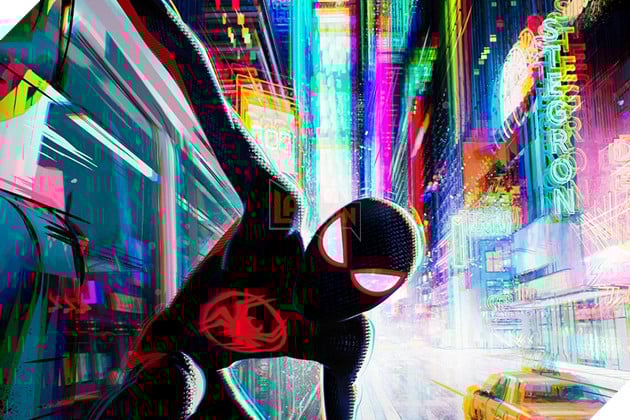 Hình ảnh về phim hoạt hình Spider-Man: Beyond the Spider-Verse.