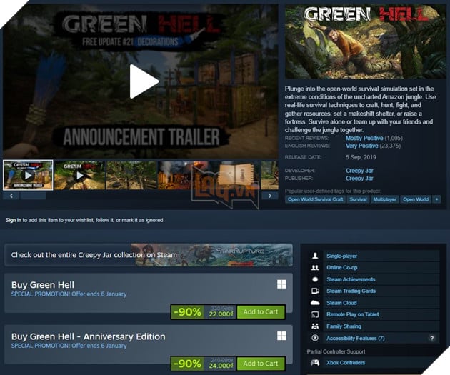 Một Trò Chơi Co-op Sinh Tồn Trên Steam Thu Hút Trở Lại Vì Khuyến Mãi Cực Mạnh 3