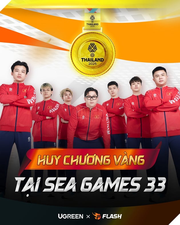 Team Flash đại diện Đội tuyển Quốc gia Việt Nam đoạt HCV SEA Games 33