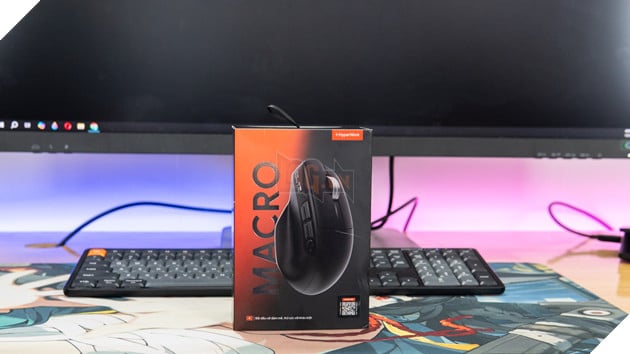 Trên tay HyperWork Macro: Siêu chuột 9 nút, có màn hình OLED, di chuyển mượt trên mặt kính