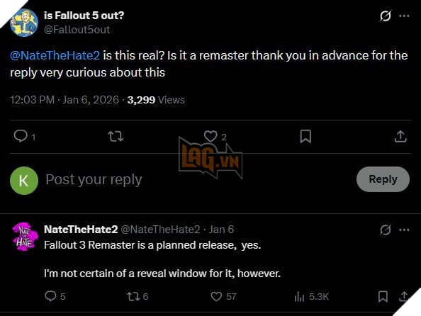 Bản Remaster/Remake Cho Fallout 3 Và Fallout: New Vegas Tiếp Tục Được Nhắc Đến 3