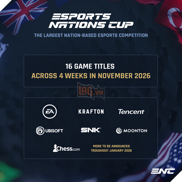 Esports World Cup Foundation Công Bố Mô Hình Đại Diện Đội Tuyển Quốc Gia Cho Giải Đấu Esports Nations Cup 2026 2