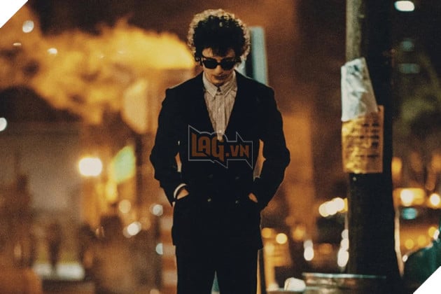 Hình ảnh về diễn viên Timothée Chalamet trong phim A Complete Unknown.
