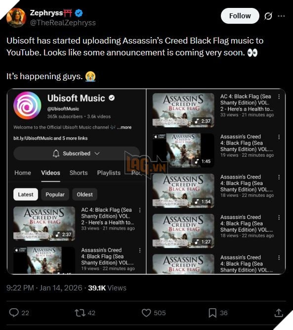 Hàng Loạt Động Thái Chuẩn Bị Cho Những Công Bố Lớn Đến Từ Ubisoft 3