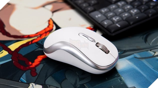 HyperWork Silentium Gen 2: Chuột công thái học yên lặng, pin “trâu”, có con lăn ngang hiếm thấy trong tầm giá