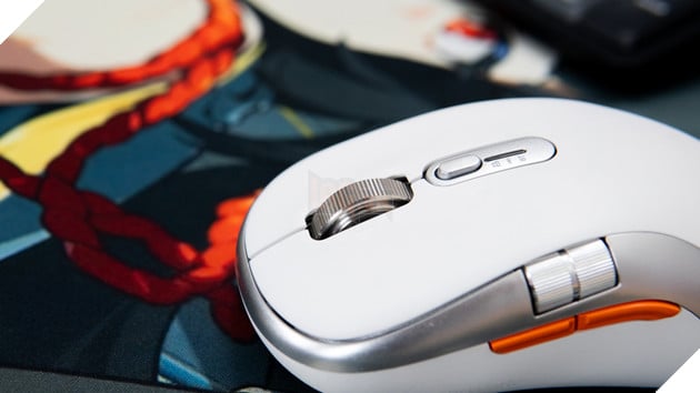 HyperWork Silentium Gen 2: Chuột công thái học yên lặng, pin “trâu”, có con lăn ngang hiếm thấy trong tầm giá 4