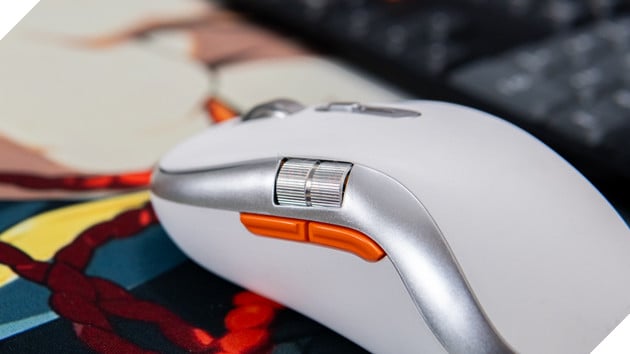 HyperWork Silentium Gen 2: Chuột công thái học yên lặng, pin “trâu”, có con lăn ngang hiếm thấy trong tầm giá 5