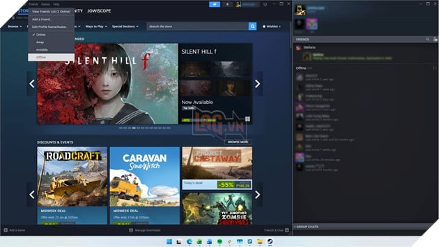 Steam bị tố vẫn chia sẻ trạng thái trực tuyến dù đã chuyển sang Offline