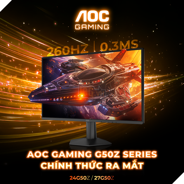 AOC Gaming 24G50Z Và 27G50Z - Bộ Đôi Màn Hình 260Hz “Khuấy Đảo” Thị Trường Màn Hình Gaming Giá Rẻ