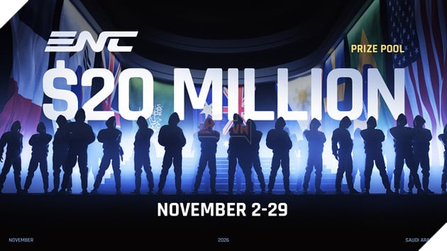 Esports World Cup Foundation Công Bố Quỹ Giải Thưởng 45 Triệu USD Cho Giải Đấu Esports Nations Cup 2026 Lần Đầu Tiên