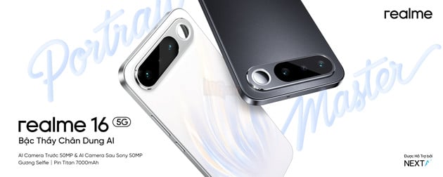Chính Thức Ra Mắt realme 16 Pro Và realme 16 5G: “Kẻ Phá Vỡ Khuôn Mẫu” Với Trải Nghiệm Nhiếp Ảnh Chân Dung Di Động Độc Đáo Cùng Camera Đa Tiêu Cự 200MP Lumacolor Và Thiết Kế Gương Selfie 12