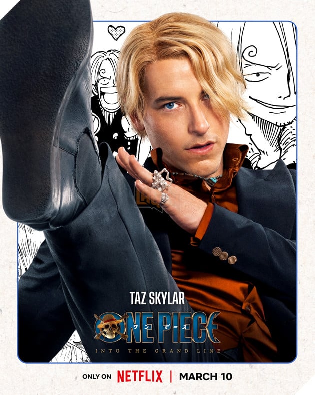 One Piece live-action mùa 2 công bố poster mới cho băng Mũ Rơm 3