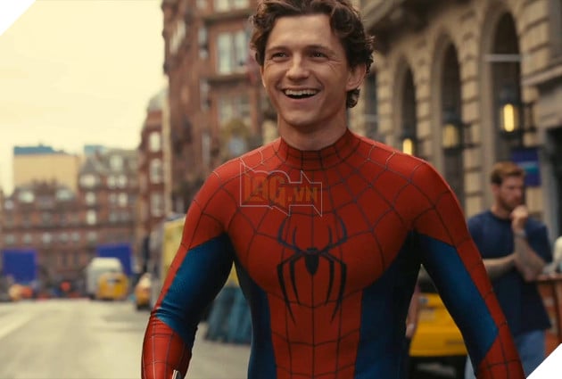 Hình ảnh diễn viên Tom Holland trên trường quay bộ phim Spider-man: Brand New Day.