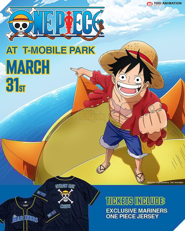 Toei Animation và ONE PIECE trở lại Seattle với sự kiện Mariners Night 2026