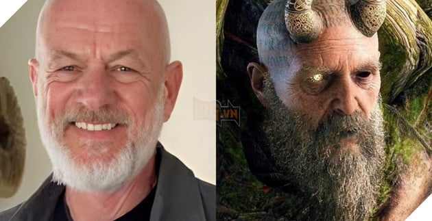 Hình ảnh về sao nam Alastair Duncan và nhân vật Mimir.