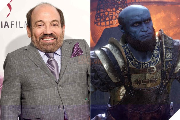 Hình ảnh về sao nam Danny Woodburn và nhân vật Brok.