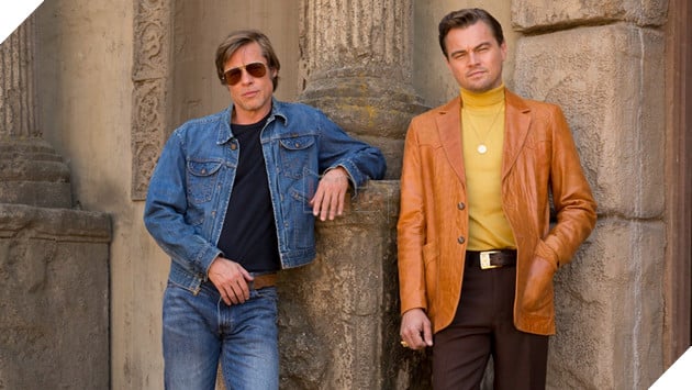 Hình ảnh về Brad Pitt và Leonardo DiCaprio.