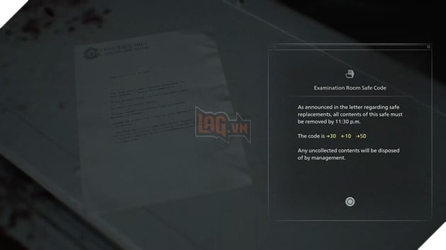 Hướng Dẫn Resident Evil Requiem: Lấy Vòng Tay An Ninh Cấp 2 Và Mở Khóa Két Sắt Phòng Khám 5