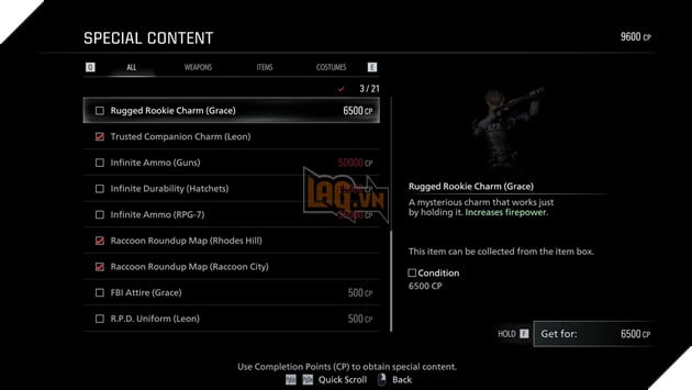 Hướng Dẫn Resident Evil Requiem: Những Nội Dung Đặc Biệt Nên Được Mở Khóa Sớm Cho NG+ 3