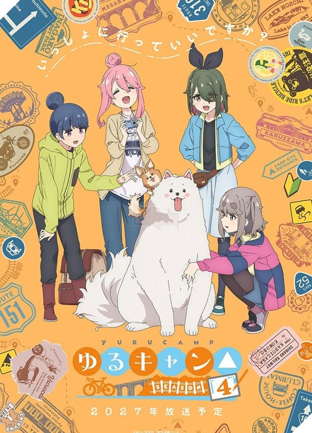 Laid-Back Camp Season 4 tung teaser, xác nhận phát hành năm 2027 và đổi studio