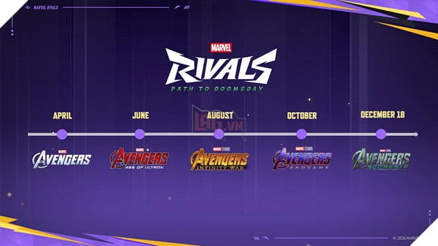 Marvel Rivals Công Bố Bản Đồ Lộ Trình Nội Dung Mới, Mang Chủ Đề Avengers Gắn Liền Với MCU 2