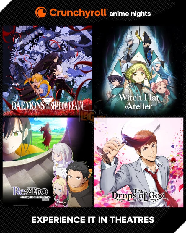 Crunchyroll Anime Nights tổ chức chiếu sớm anime mùa xuân 2026 tại rạp 2