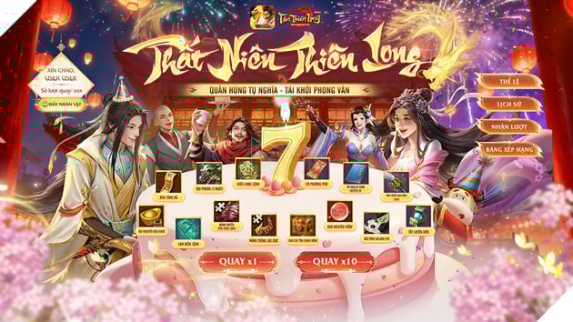 Tân Thiên Long Mobile Mừng Sinh Nhật Sôi Động Cùng Máy Chủ Đặc Biệt Và Vòng Quay Thất Niên Thiên Long 3