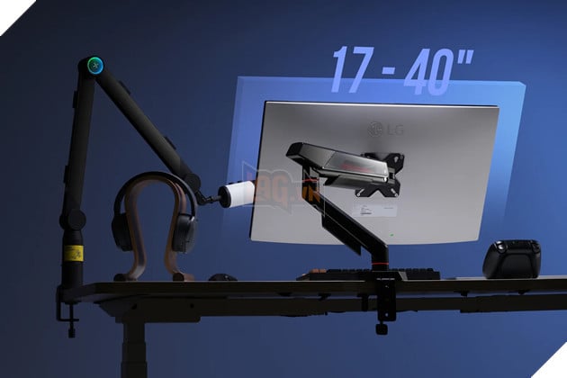Hyperwork Ra Mắt Arm Màn Hình Alpha Pro Gen 2: Thiết Kế Lộ Trợ Lực Đậm Chất Gaming, Hỗ Trợ Màn Hình Đến 40 Inch 3