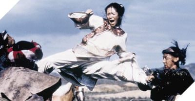 Một phân cảnh của sao nữ Chương Tử Di trong phim Ngọa Hổ Tàng Long.