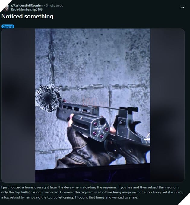 Resident Evil Requiem: Người Dùng Chia Sẻ Phát Hiện Thú Vị Về Khẩu Requiem Mà Capcom ... Quên 3