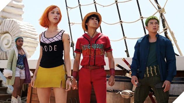 Hình ảnh về phim live-action One Piece.