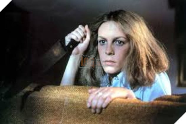 Hình ảnh về  Jamie Lee Curtis trong phim Hallowen.