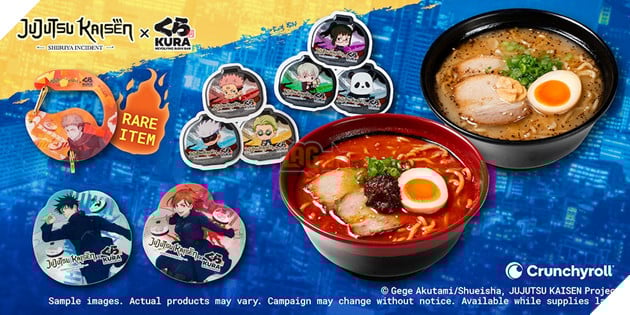 Kura Sushi USA hợp tác Jujutsu Kaisen lần 2, tung menu và quà giới hạn