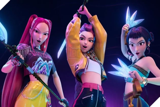 Hình ảnh về phim hoạt hình Kpop Demon Hunters.