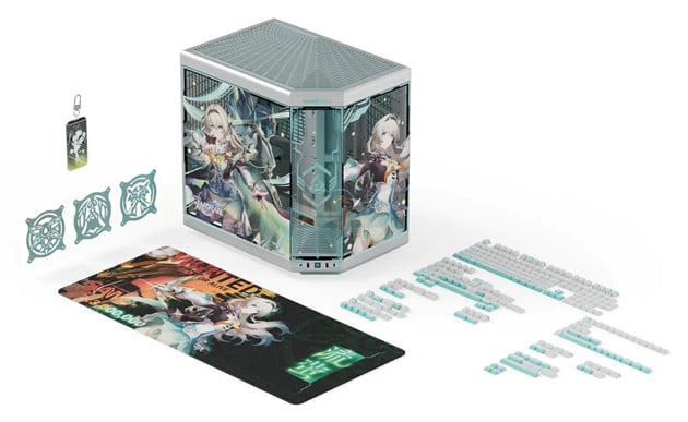 HYTE ra mắt bộ PC Firefly Honkai Star Rail, có case Y70 và dàn phụ kiện đồng bộ