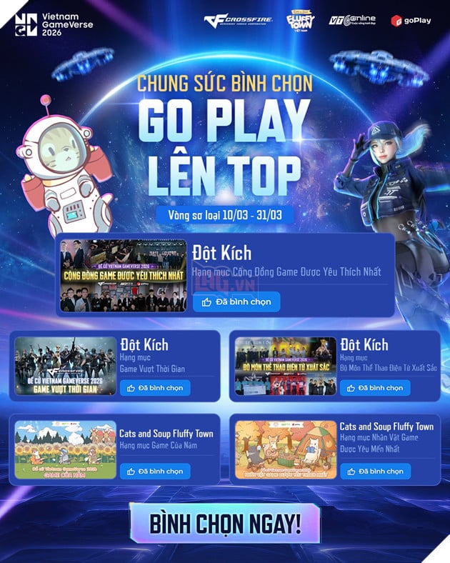 Tham Gia Vietnam Gameverse 2026, Goplay Mang Đến Tượng Đài Đột Kích Và Làn Gió Mới Cats & Soup 3